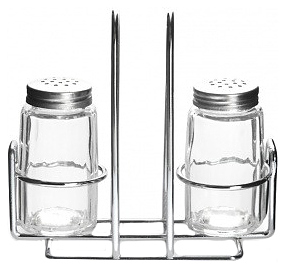 Набор для специй Luxstahl KH-334 нержавеющая сталь + салфетница