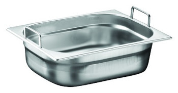 Гастроёмкость OZTI GN 1/2-150 (325х265х150) нерж. сталь, с ручками