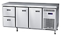 Стол холодильный Abat СХС-60-02 (2 двери, 2 ящика, без борта)
