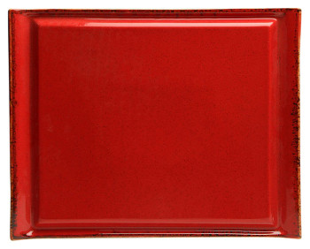 Блюдо для стейка Porland Seasons 538136 320x260 мм красное