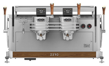 Кофемашина Dalla Corte 1 MC ZERO 2 WW 400 белый, грецкий орех