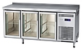 Стол холодильный Abat СХС-60-02 (3 двери-стекло, борт)