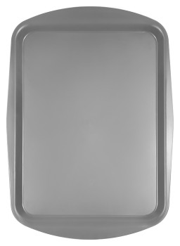 Поднос столовый Клен 6061-1 490х360 мм (полипропилен особо прочный) серый