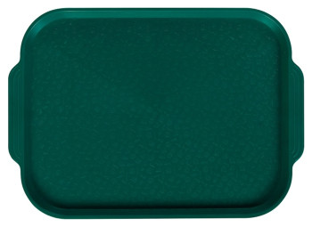 Поднос столовый Клен YL-82216 450х355 мм (полистирол) с ручками зеленый