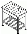 Ванна моечная ТММ ВМСЦ 2/400