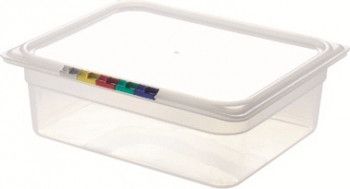 Гастроемкость из полипропилена без крышки GN 1/2 325х265х100 мм прозрачная [21006]