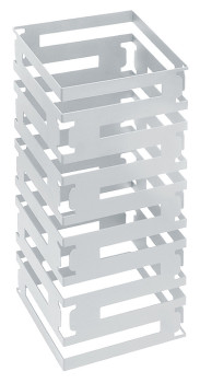 Подставка-куб фуршетная Luxstahl 200х200х450 мм серебро