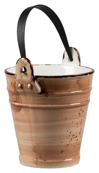 Ведро сервировочное P.L. Proff Cuisine Organica Sand TX21176-H357 600 мл 11,5х12 см (фарфор)