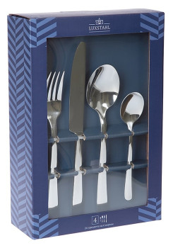 Набор столовых приборов Luxstahl Madrid 24 шт. на 6 персон