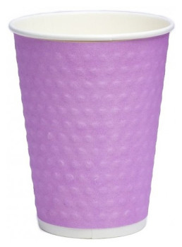 Стакан бумажный SaaMi BUBBLES 300 мл лаванда (700 шт.)