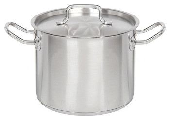 Кастрюля P.L. Proff Cuisine КТ-ОБ-05 "КАТУНЬ" 5 л d=20 см h=16 см (нерж. сталь) с крышкой