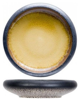 Тарелка Cosy & Trendy Fervido 4380016 155х155х40 мм желтая