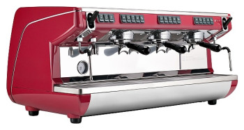 Кофемашина автоматическая Nuova Simonelli Appia Life 3gr V 220V red+high groups+economizer