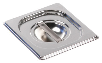 Крышка гастроемкости Kitchen Muse 816-L GN 1/6 (176x162) нерж. сталь