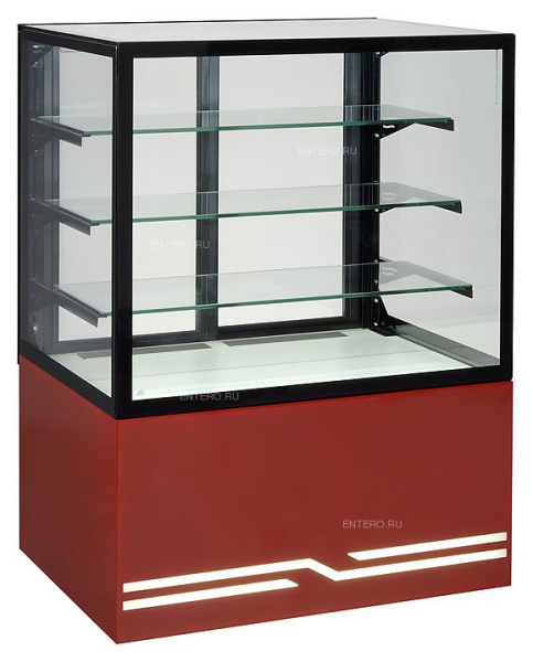 Витрина кондитерская UNIS Cube II 600 красная