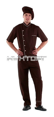Куртка шеф-повара Клен 00003, р.46, коричневая