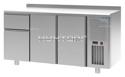 Стол холодильный POLAIR TM3GN-100-G с бортом