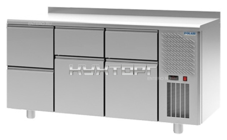 Стол холодильный POLAIR TM3GN-211-G с бортом