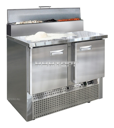 Стол холодильный для пиццы Finist СХСнпц-700-2 (нижний холодильный агрегат)