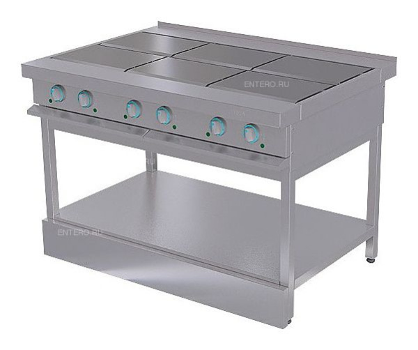 Плита ATESY ЭПЧ 9-6-17 Традиция-2008 (6-ти конфорочная, без духового шкафа)