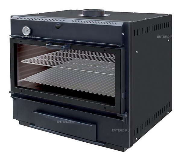 Печь на древесном топливе Vortmax CHO 45 LUX черная