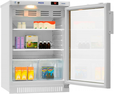 Фармацевтический холодильник Pozis ХФ-140-1 тонированное стекло