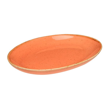 Тарелка овальная «Porland» 180 мм оранжевая