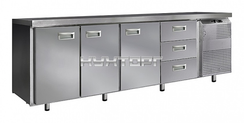Стол холодильный Finist СХС-600-3/3 (боковой холодильный агрегат)