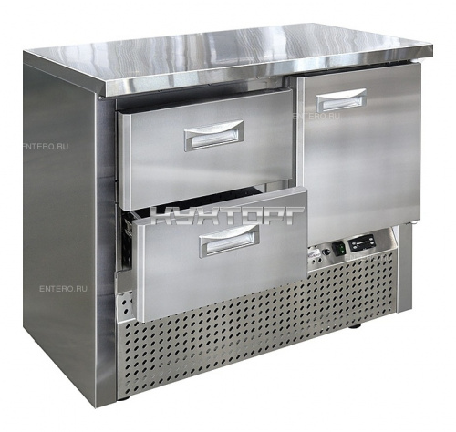 Стол холодильный Finist СХСн-600-1/2 (нижний холодильный агрегат)