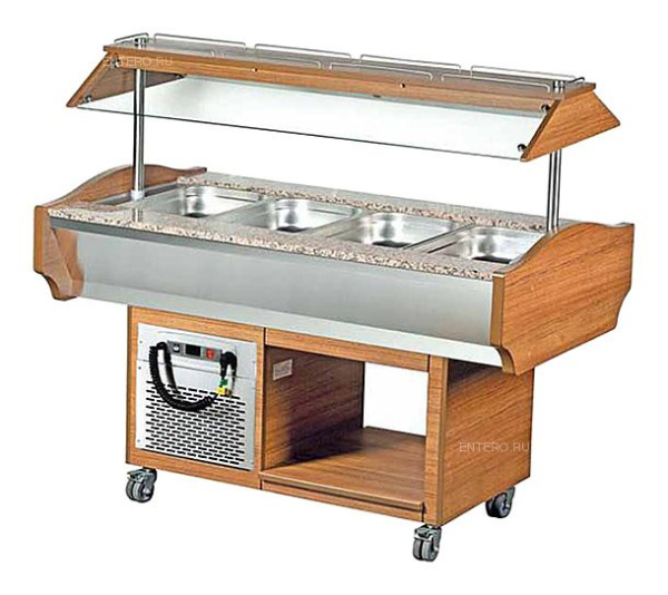 Салат-бар охлаждаемый Eqta SB 4C (Walnut)