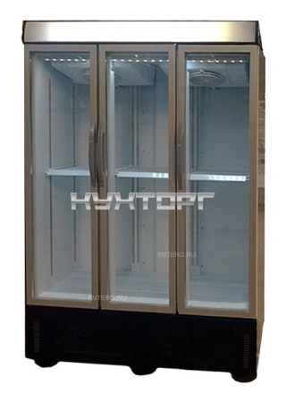 Шкаф морозильный UGUR UFR 1600 NFL (3 расп. стекл. двери)