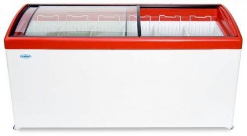 Ларь морозильный Снеж МЛГ-600 красный