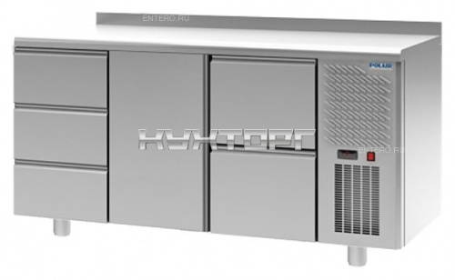 Стол холодильный POLAIR TM3GN-302-G с бортом