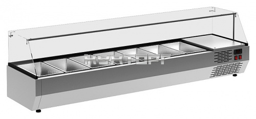 Холодильная витрина для ингредиентов Полюс A40 SM 1,3-G 0430