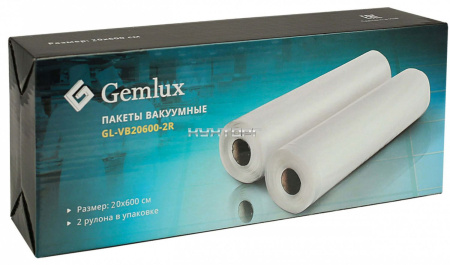 Рулон вакуумных пакетов Gemlux GL-VB20600-2R