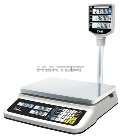 Торговые весы CAS PR-15P LCD с USB