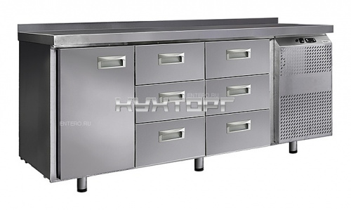 Стол холодильный Finist СХС-600-1/6 (боковой холодильный агрегат)