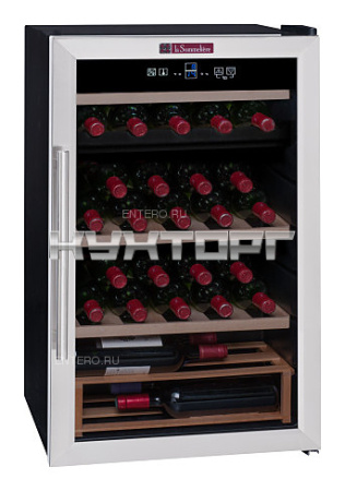 Двухзонный винный шкаф La Sommeliere LS34.2Z/wood