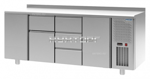Стол холодильный POLAIR TM4-0130-G с бортом