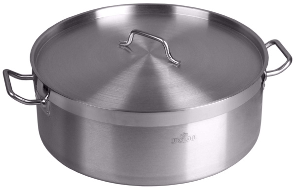 Котел 27 л низкий профессиональный Luxstahl [101232]