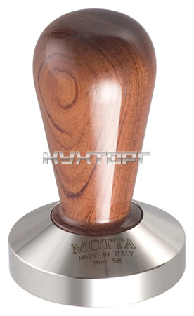 Темпер MOTTA 111 58 мм выпуклый, деревянная ручка