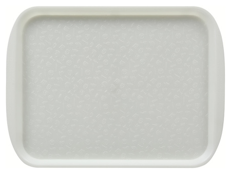 Поднос столовый Клен 20803 330х260 мм (полистирол) жемчужно-белый