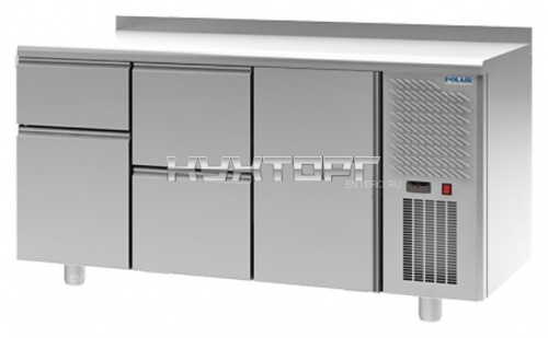 Стол холодильный POLAIR TM3GN-120-G с бортом