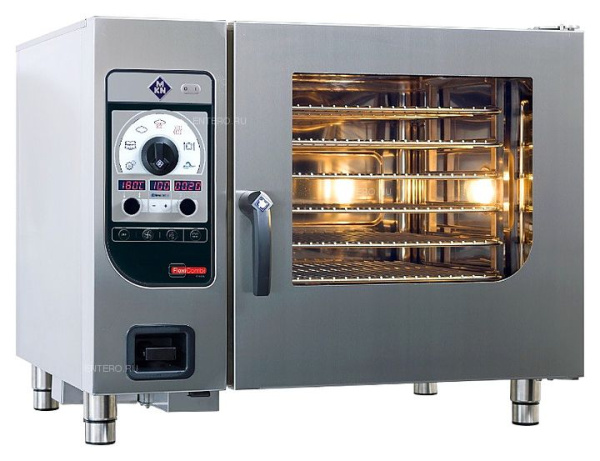 Пароконвектомат MKN FKE061R CL с автоматической мойкой и ручным душем