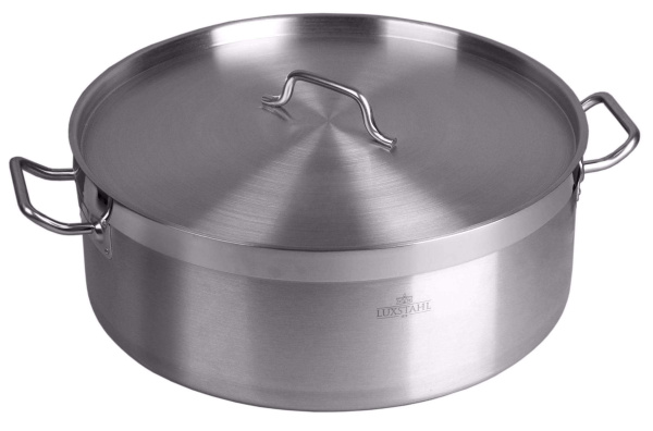 Котел 10 л низкий профессиональный Luxstahl [101229]