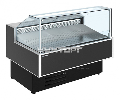Витрина холодильная CRYSPI Gamma Quadro SN FISH 1500 LED (с боковинами)