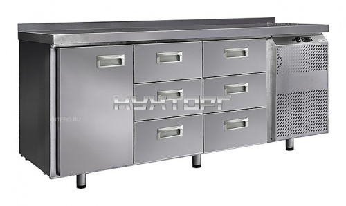 Стол холодильный Finist СХС-700-1/6 (боковой холодильный агрегат)