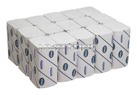 Полотенца бумажные для диспенсера Kimberly-Clark Kleenex 6789 листовые 21х21,5 см, 15х186 листов