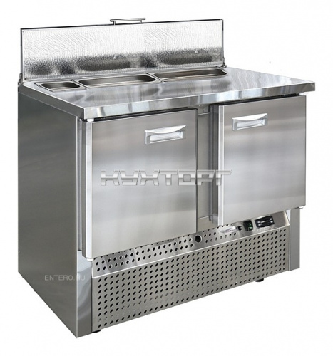 Стол холодильный для салатов Finist СХСнс-700-2 (нижний холодильный агрегат)