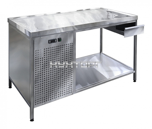 Стол холодильный Finist СХСо-1300-700 (боковой холодильный агрегат)